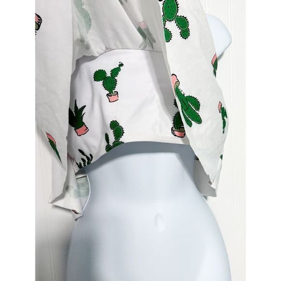 RoseGal Flounce Bikini Top Bundle 5 Tops Striped Cactus Red Turquoise Purple 1X - Picture 7 of 16